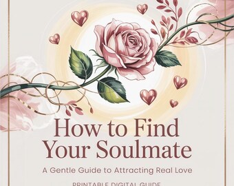 How to Find Your Soulmate Printable Guide | Self Love Workbook | Manifest Love Journal | Relationship Advice Ebook | Instant Download