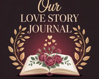 Our Love Story Journal Printable | Couples Guided Journal | Memory Pages + Questions + Goals | Relationship Gift | Instant Download