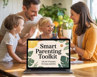 AI Prompt Guide for Busy Parents — 125 ChatGPT Prompts PDF: Meals, Homework & Family Routines