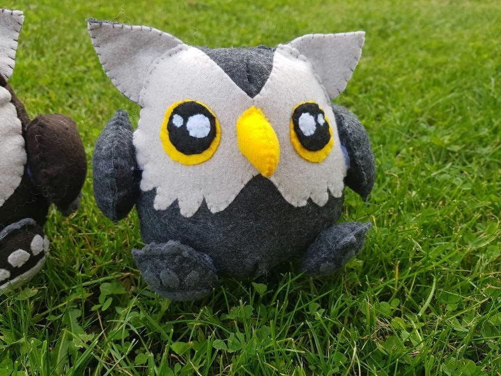Owl bear d&d felt stuffy plush owlbear