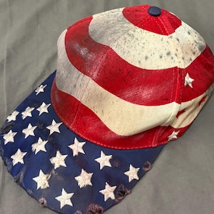 USA Apocalyptic Distressed Baseball Hat