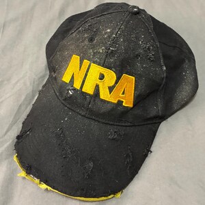 Post Apocalyptic Distressed Baseball Hat - NRA