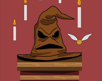 Sorting Hat art digital