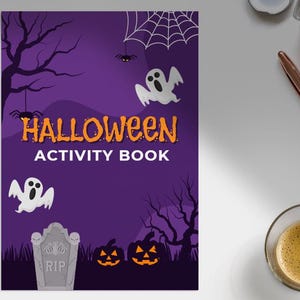 Halloween Activity Book for Kids Ages 4–5 Counting, Tracing, Secret Code Reading, Coloring, Crafting, Mazes & Spot the Difference | PDF