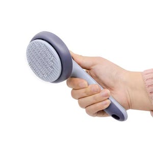Pet Grooming Kit with Self-Cleaning Brush Gentle Deshedding Tool for Dogs & Cats Safe for Sensitive Skin Perfect for Shedding Hair Removal