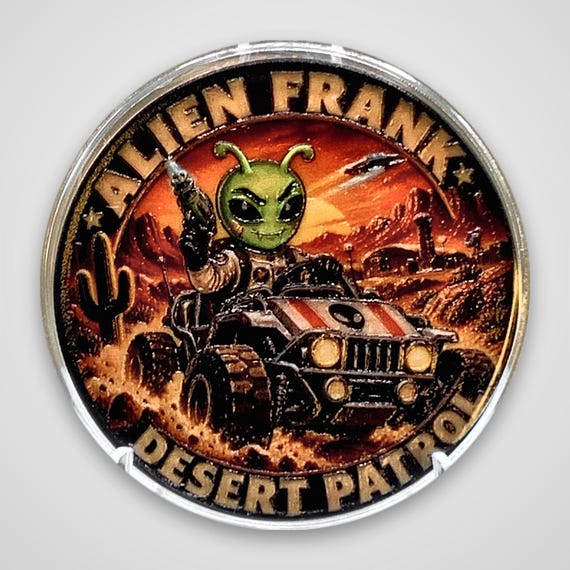 Alien Frank: Desert Patrol copper round