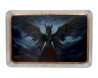 Dark Angel Kopparbar | .999 Fin Gothic Fantasy Ingot (5 oz)