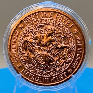 1 oz .999 Fine Copper Round | Japanese Lucky Koi Fish, Feng Shui Collectible 画像 2