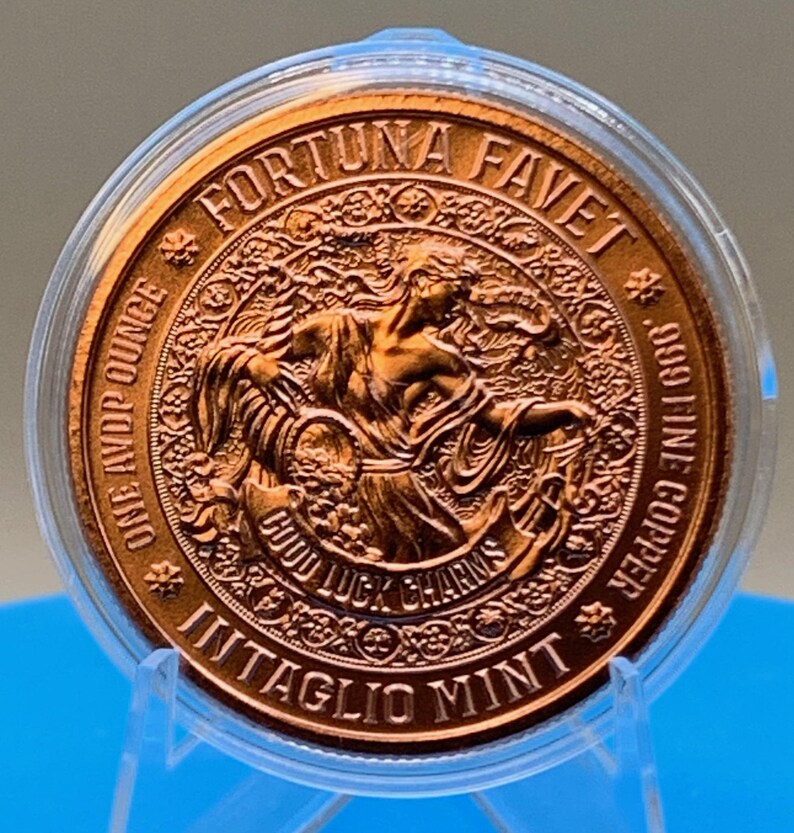1 oz .999 Fine Copper Round | Japanese Lucky Koi Fish, Feng Shui Collectible 画像 2