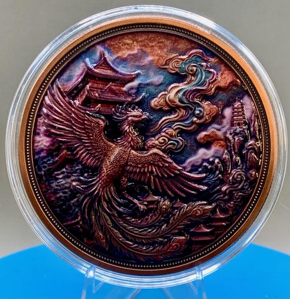 Phoenix copper round
