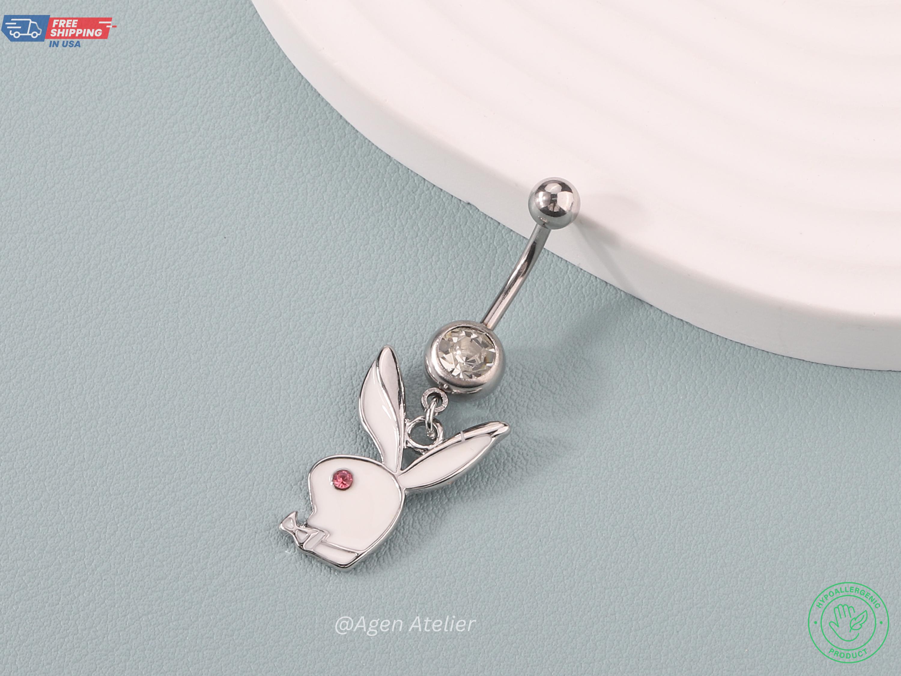 Playboy bunny belly piercing - Etsy 日本