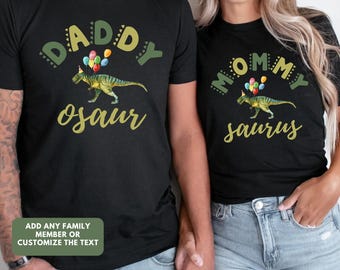 Three Rex Matching Family Birthday Shirts, Matching Family Dinosaur Shirts, Birthday, 3rd Birthday Shirt, Mama Daddy Saurus