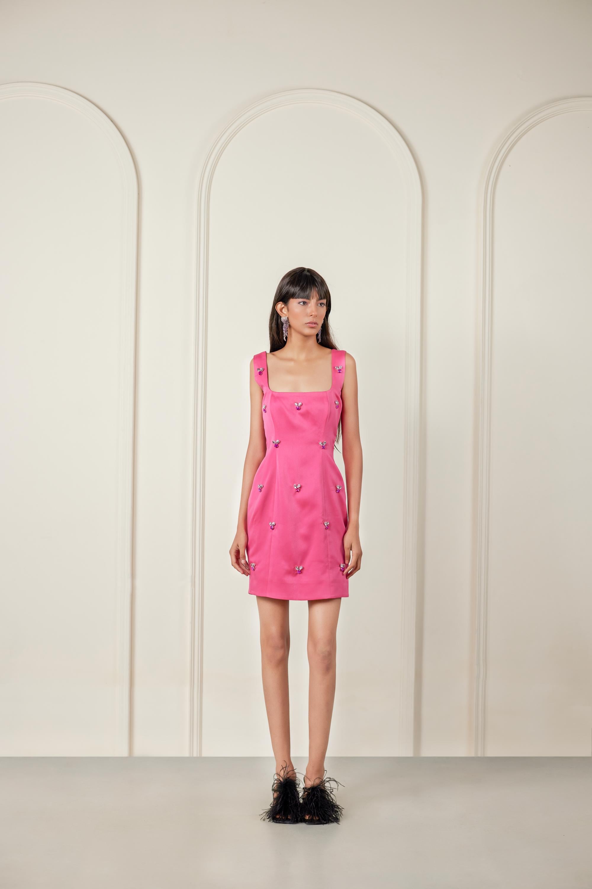 Hot Pink Club Dress - Etsy