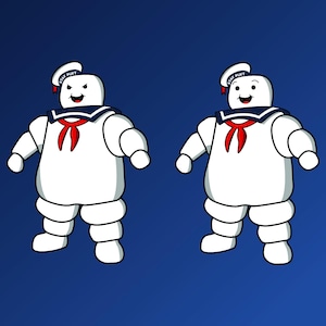 Stay Puft Marshmallow Man Stickers