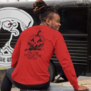 Pick of the Patch T-Shirt: Funny Dripping Jack-o'-Lantern Graphic Tee