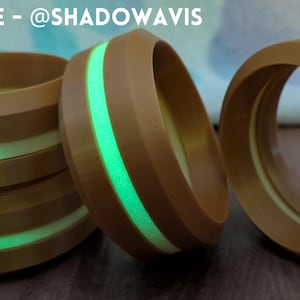Shadow's Inhibitor Rings - Plush/cosplay Accessory - 3D Printed ...