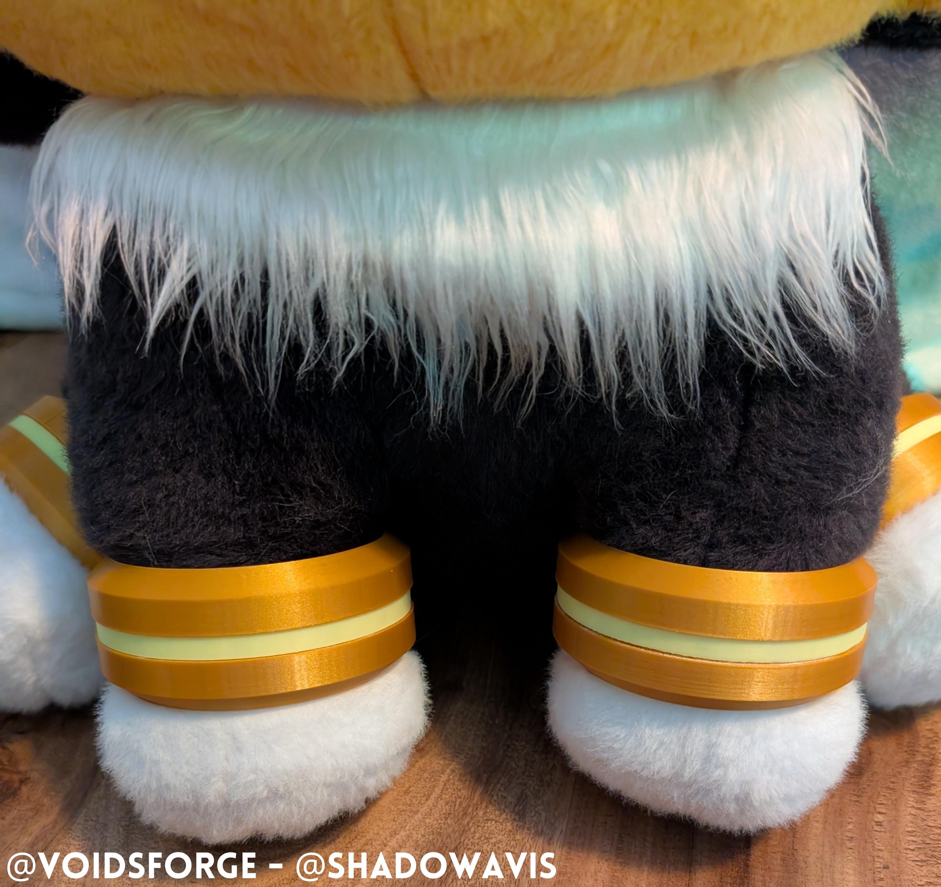 Cosplay Inhibitor Rings Shadow's Inhibitor Rings - Plush/cosplay Accessory - 3D Printed ...