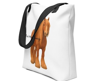 Horse Tote Bag (Red Mare Energy) B