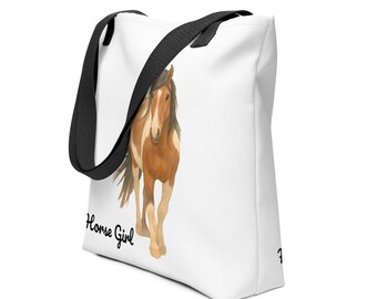 Paint Horse Tote Bag (Horse Girl) B