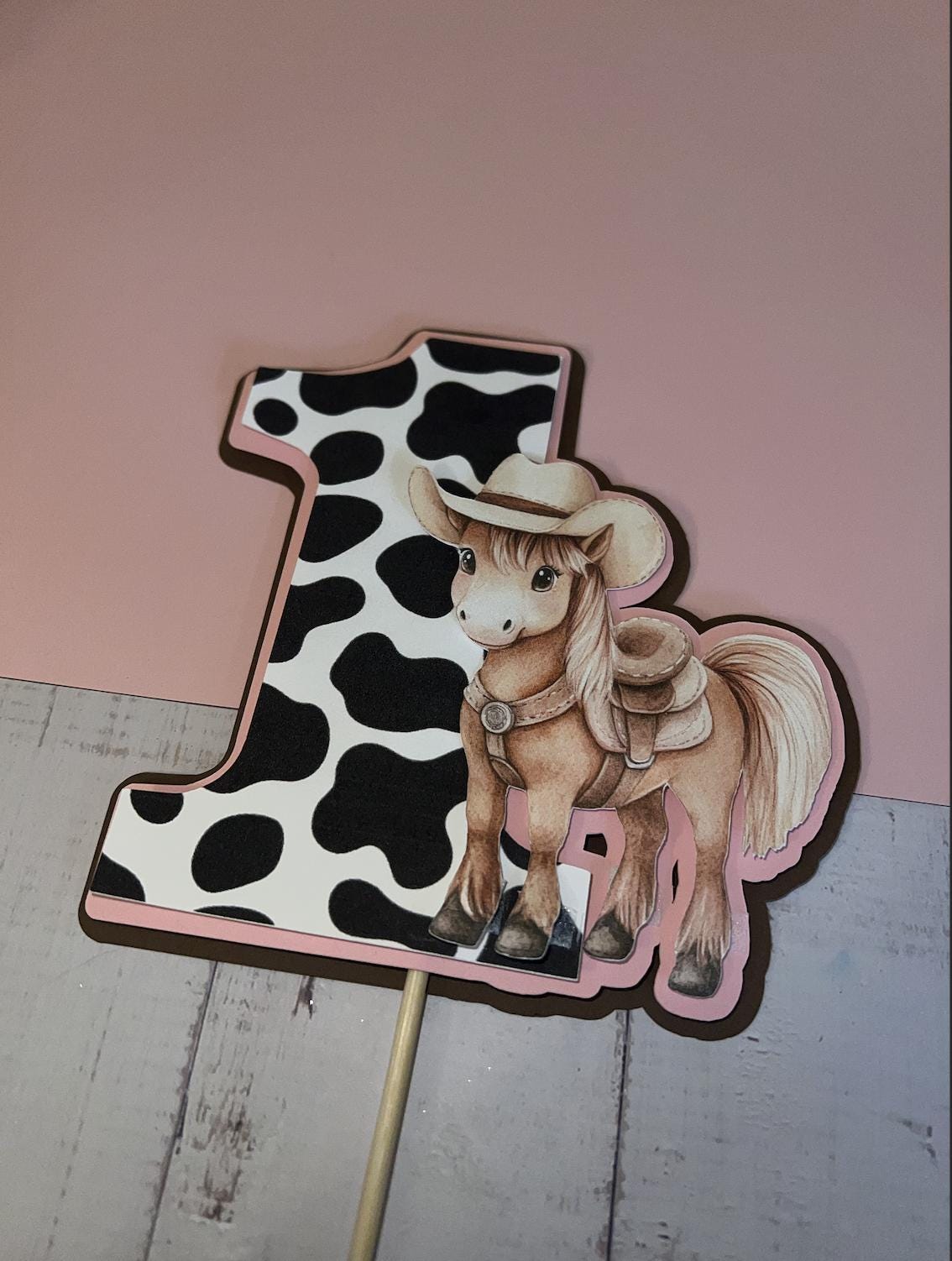 My First Rodeo Centerpiece Toppers: Custom Cowgirl Birthday Table Decor ...