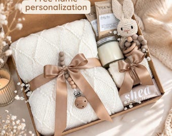 Baby Shower Gift Idea - Personalized Gift for New Mom and Baby with Name Engraving