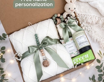 New Mom Gift Box, Postpartum Care Package, Gender Neutral Newborn Baby Gift, Baby Shower Gift Idea, Welcome Baby Basket, Mom and Baby Set
