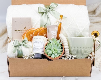 Succulent Gift Box  - Birthday Gift for Mom with Live Plant