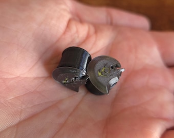 FFXIV Reaper Job Stone Plug Gauges 6mm - 51mm | Final Fantasy XIV Soul Crystals