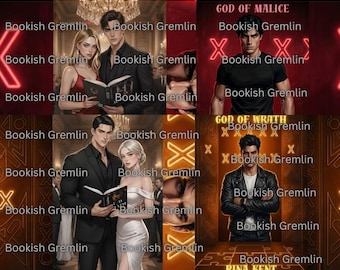 Legacy of Gods book dust cover jacket - Set of 6 - Digital Download