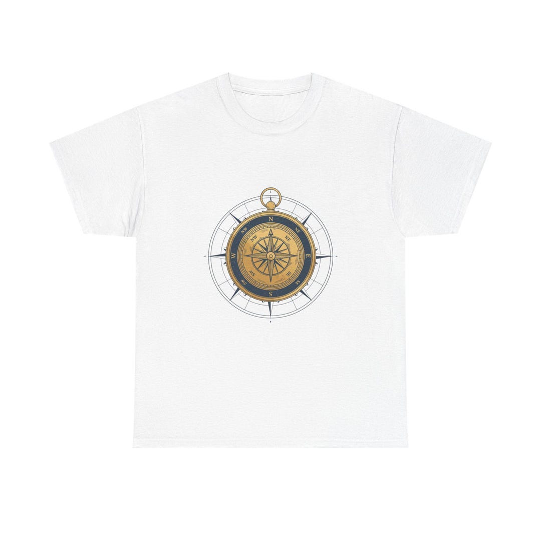 Vintage Compass Tee | Nautical Map, Explorer Travel Shirt - Etsy