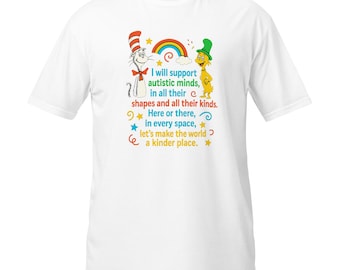 Shirt voor leraar autisme – inclusief T-shirt voor de klas