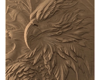 Eagle STL-bestand CNC-houtsnijwerk