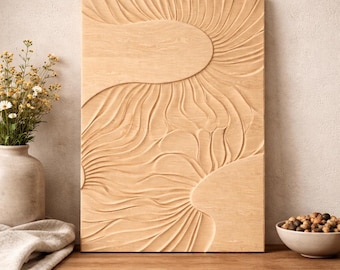 Sand Dune Flow STL model relief CNC router wood carving & 3D printing