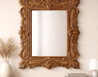 Barocco Frame 1 STL-bestand CNC houtsnijwerk, router, 3D-print, Digitale download, Instant