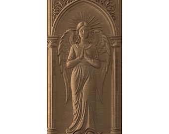Angel STL file CNC woodcarving