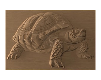 Turtle - STL file CNC woodcarving