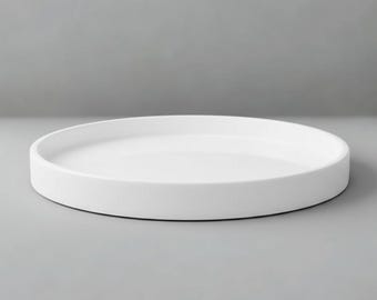 Handcrafted Velvet Matte Ottoman Tray: Modern Catchall Tray