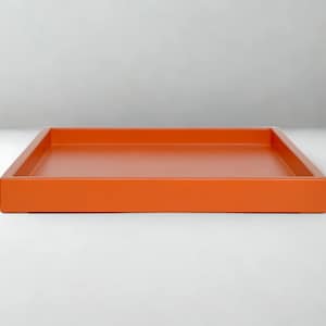20 X 14 Ottoman Tray, Velvet Matte Finish Coffee Table Tray, Large Rectangle Serving Tray, Modern Decorative Catchall by Tray Tales
