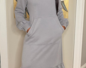 Vestido con capucha modesto