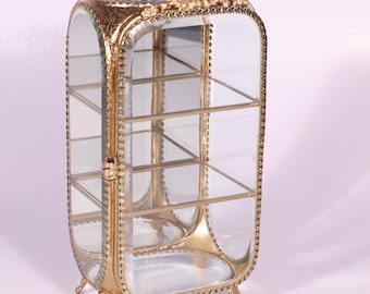 HORCHOW Italian Creazioni Artistiche Gold Color Painted Curio Wall
