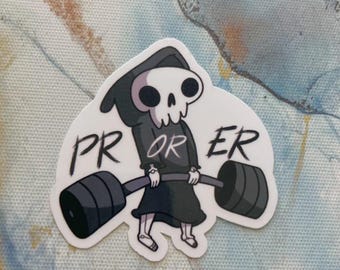 PR OR ER Sticker l Gloss or Holographic Laminate l Waterproof Decal