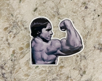 Arnold Schwarzenegger Sticker I Gloss or Holographic Laminate l Waterproof Decal