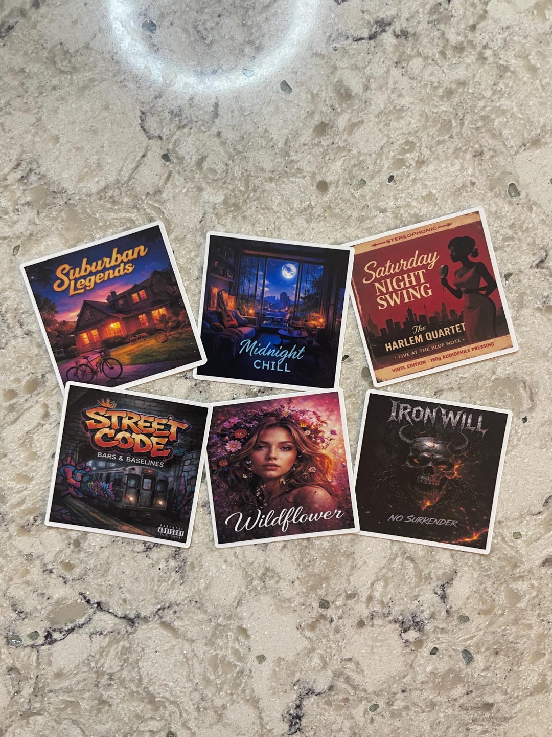 Custom Vinyl Album Cover Sticker L Any Album of Your Choice L Gloss or ...
