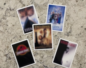 Custom Film Movie Cover Sticker l SEE DESCRIPTION l Gloss or Holographic l Waterproof Decal