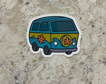 Mystery Van Sticker l Gloss or Holographic Laminate l Waterproof Decal