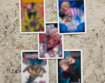 Custom Anime Manga Cover Sticker l SEE DESCRIPTION l Gloss or Holographic l Waterproof Decal