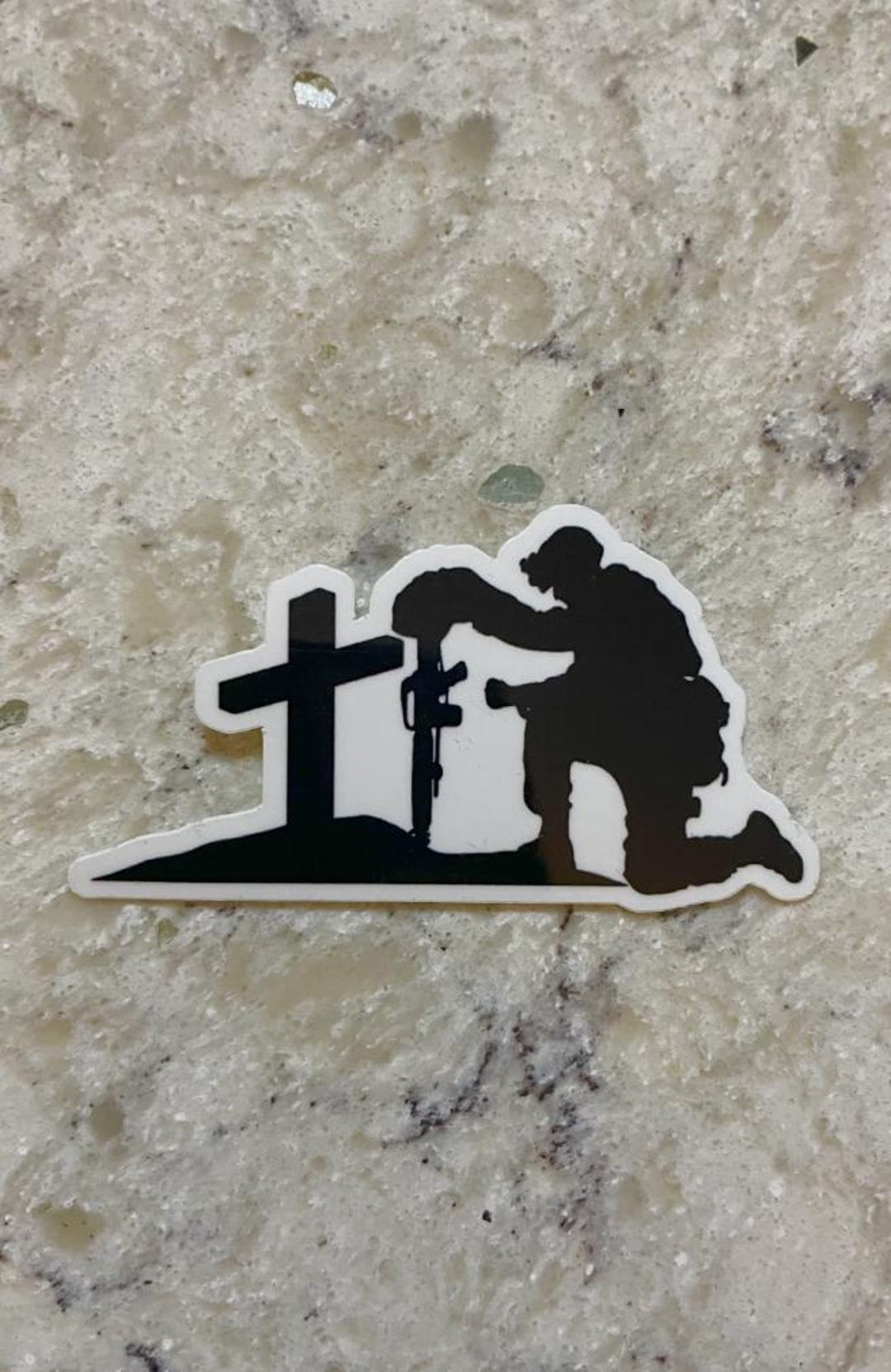 Soldier Memorial Sticker L Gloss or Holographic Laminate L Waterproof ...