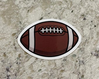 Football Sticker l Gloss or Holographic Laminate l Waterproof Decal
