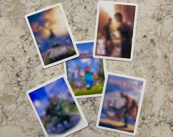 Custom Video Game Cover Sticker l SEE DESCRIPTION l Gloss or Holographic l Waterproof Decal