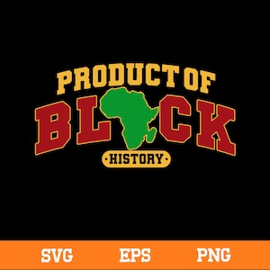 SVG del Mes de la Historia Afroamericana, Mapa Africano, Excellence Design (Descarga digital)